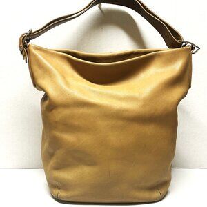 Coach tan leather hobo/tote bag with classic interior lining